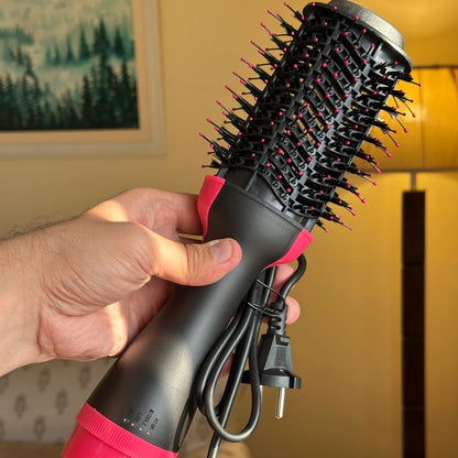 3 in 1 Hot Air Brush (One Solution Hair Dryer | Straightener | Volumizer | Hair Curler)