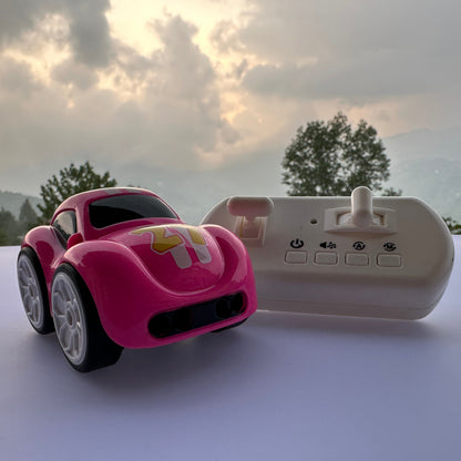 5 in 1 RC Mini Magic Induction Car - 2.4GHz R/C mode | Follow Pattern | Dodge | Line Patrol | Auto demo mode with Music & Sound for Kids