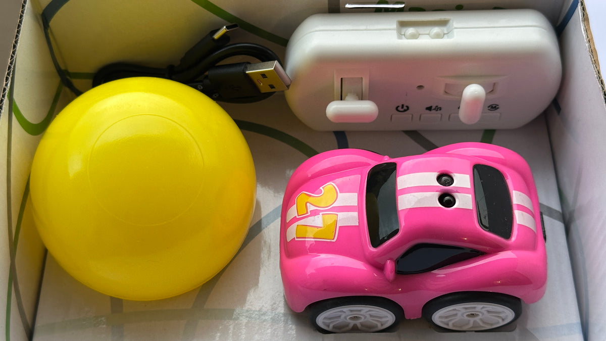 5 in 1 RC Mini Magic Induction Car - 2.4GHz R/C mode | Follow Pattern | Dodge | Line Patrol | Auto demo mode with Music & Sound for Kids