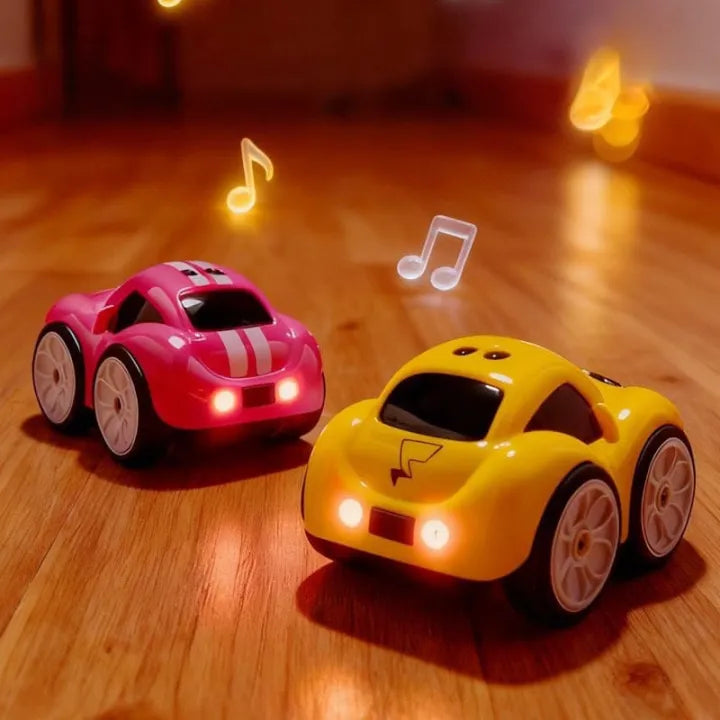 5 in 1 RC Mini Magic Induction Car - 2.4GHz R/C mode | Follow Pattern | Dodge | Line Patrol | Auto demo mode with Music & Sound for Kids