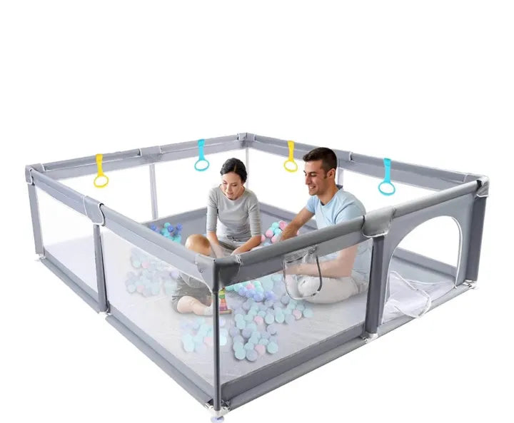 150*150 cm - Foldable Spacious Indoor Baby Playpen with Safety Fence Large Play Yard for Living Room Fun & Secure Toddler Play Area