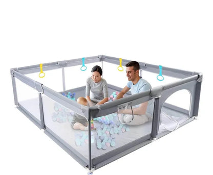 150*150 cm - Foldable Spacious Indoor Baby Playpen with Safety Fence Large Play Yard for Living Room Fun & Secure Toddler Play Area