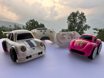 Bundle Offer - 2 RC Sensor Cars with Multiple modes | Rechargeable | Music & Sound for Kids | AttracitBirthday Present